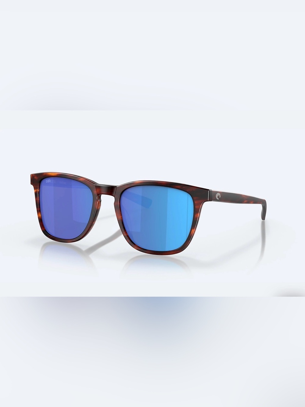 Costa Men’s Sunglasses - Tortoiseshell Frame with Blue Mirrors